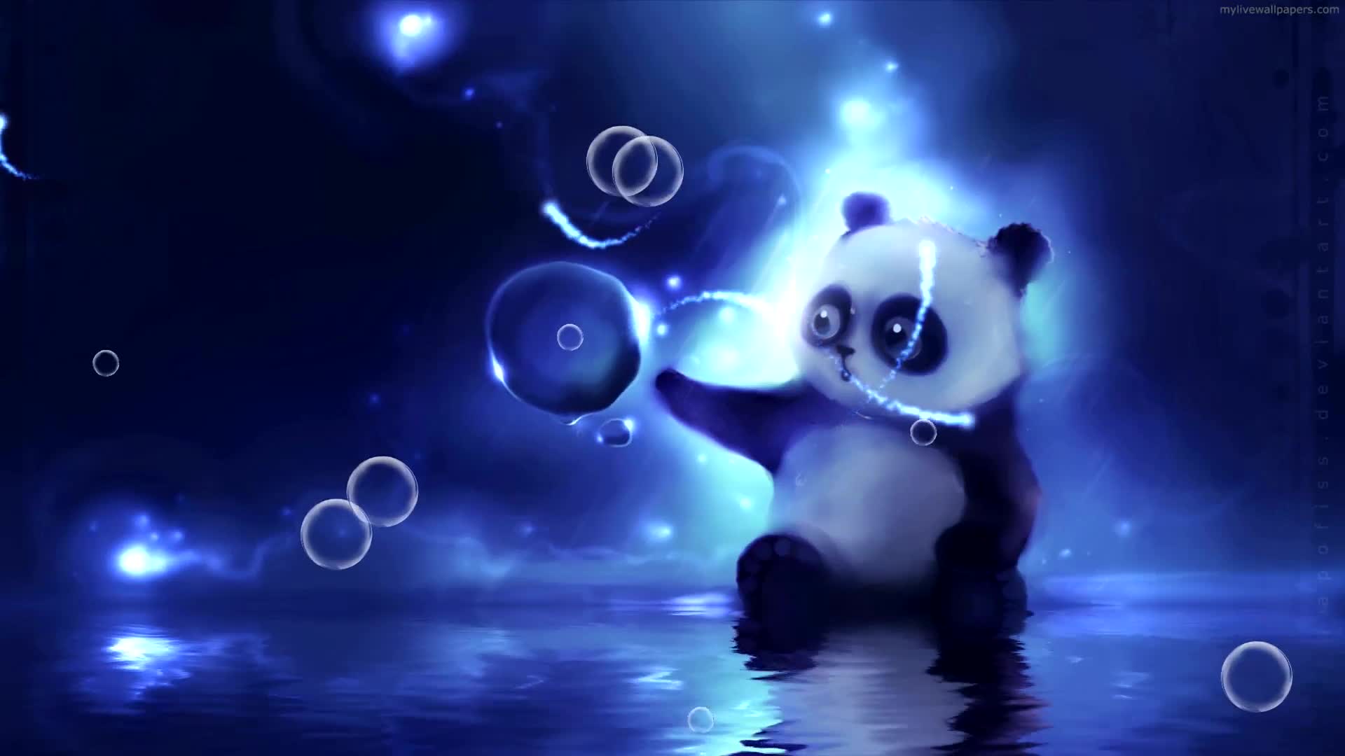 PC Panda Bubbles Live Wallpaper
