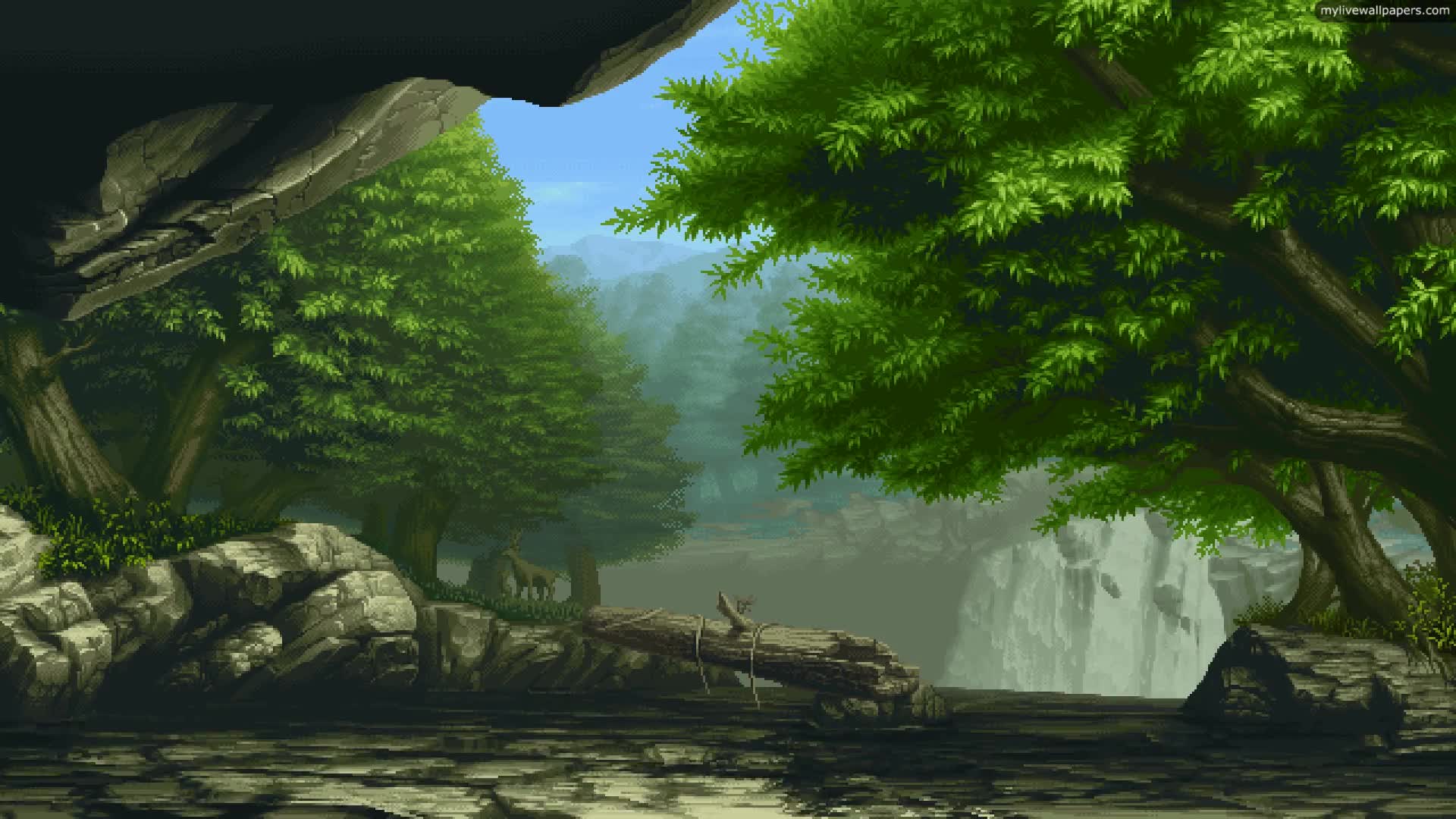 PC Pixel Forest Live Wallpaper