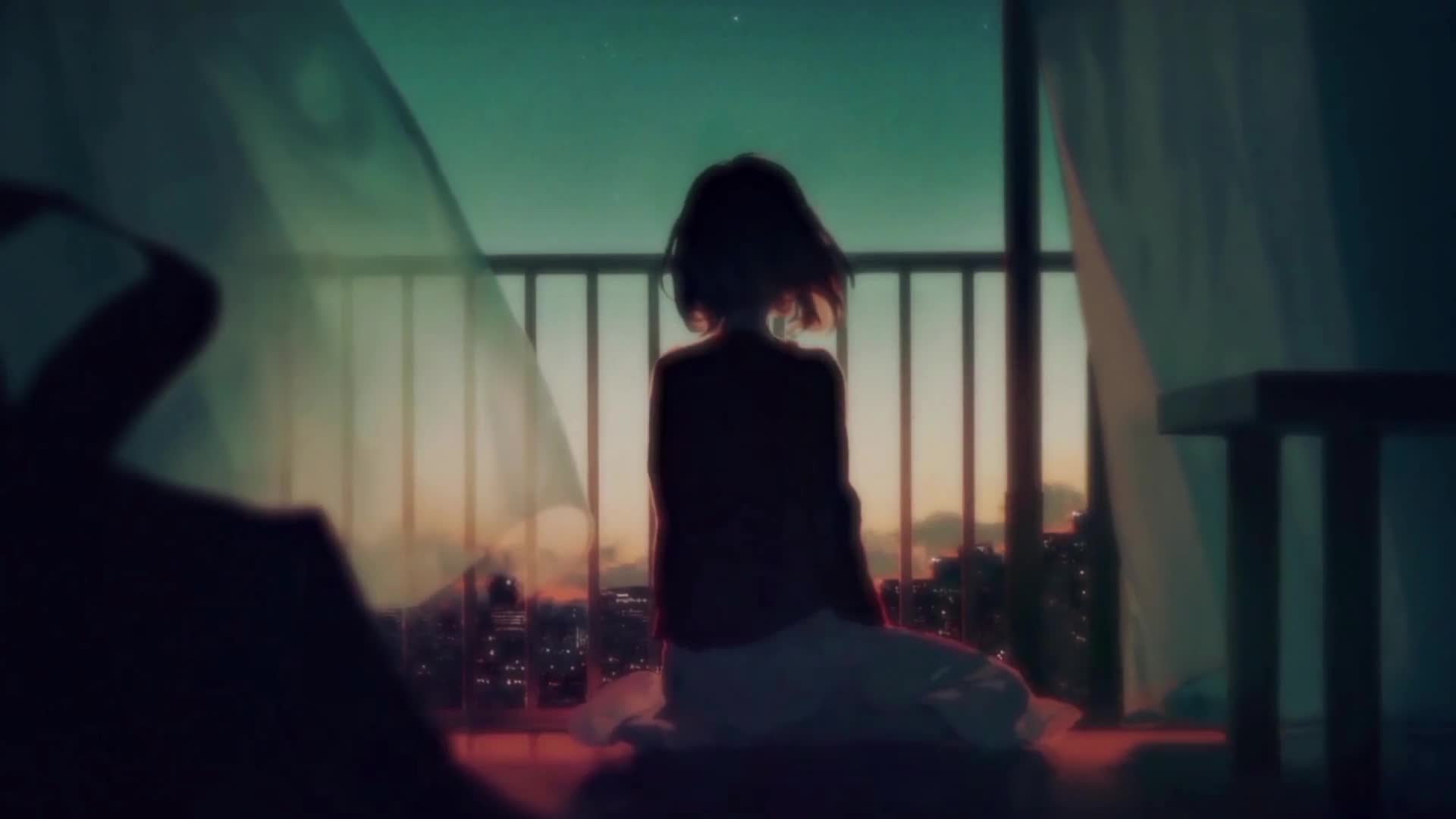 PC Sunset Girl Live Wallpaper