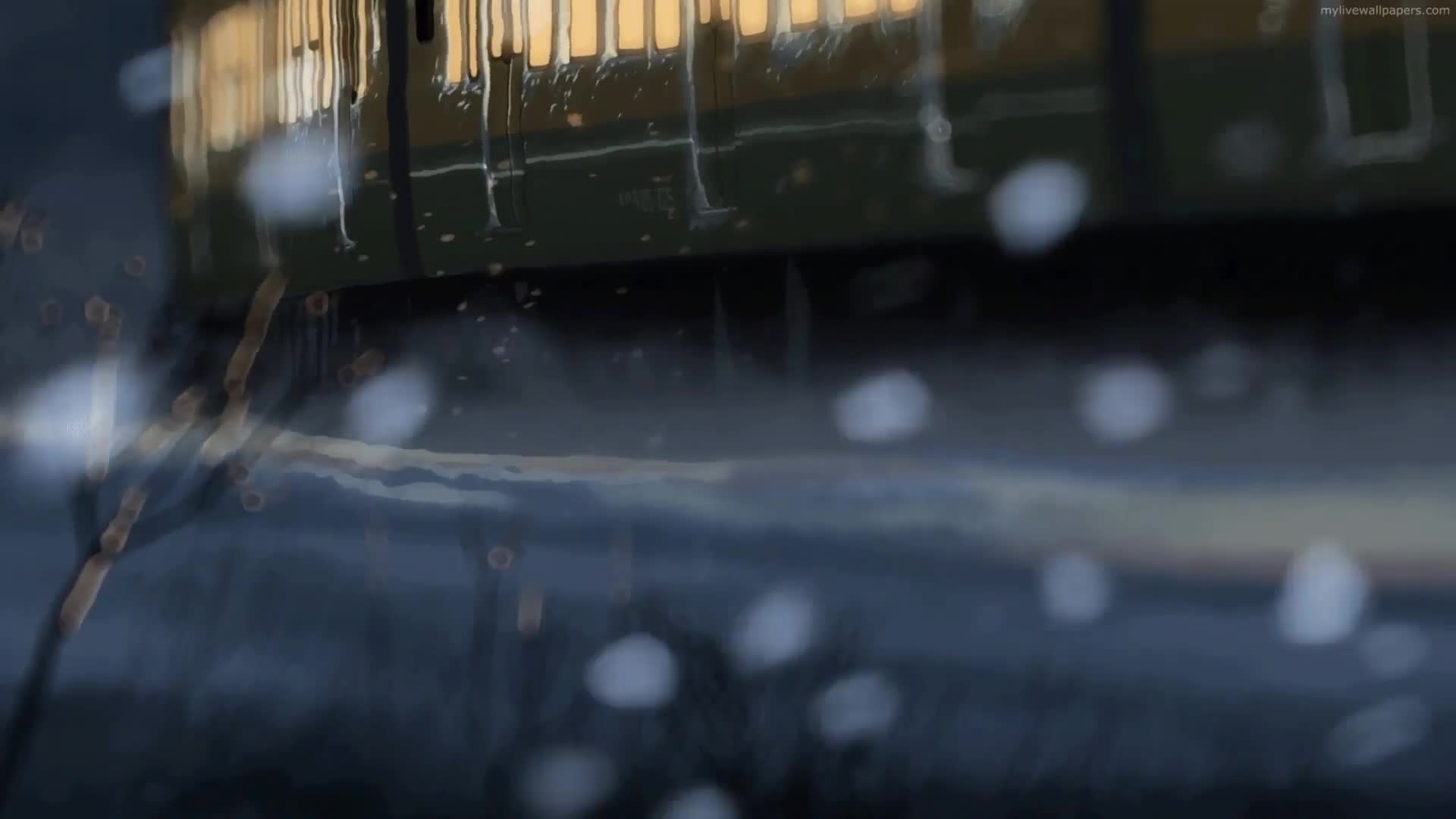 PC Train Snow Live Wallpaper