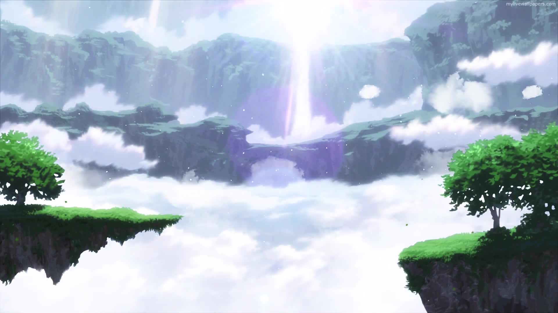 PC Anime Mountains Live Wallpaper
