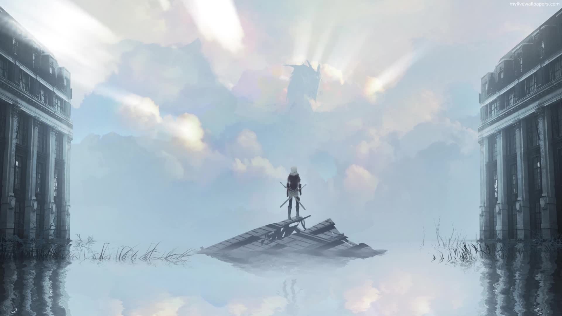 PC Cloud Dragons Live Wallpaper