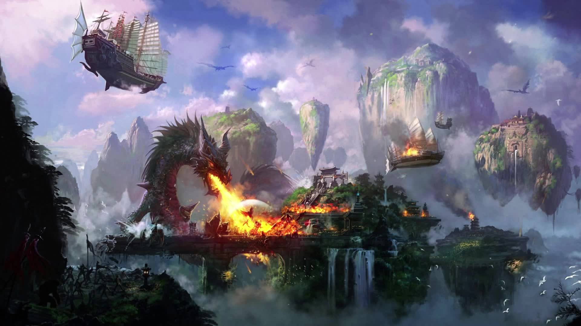 PC Dragon Rampage Live Wallpaper