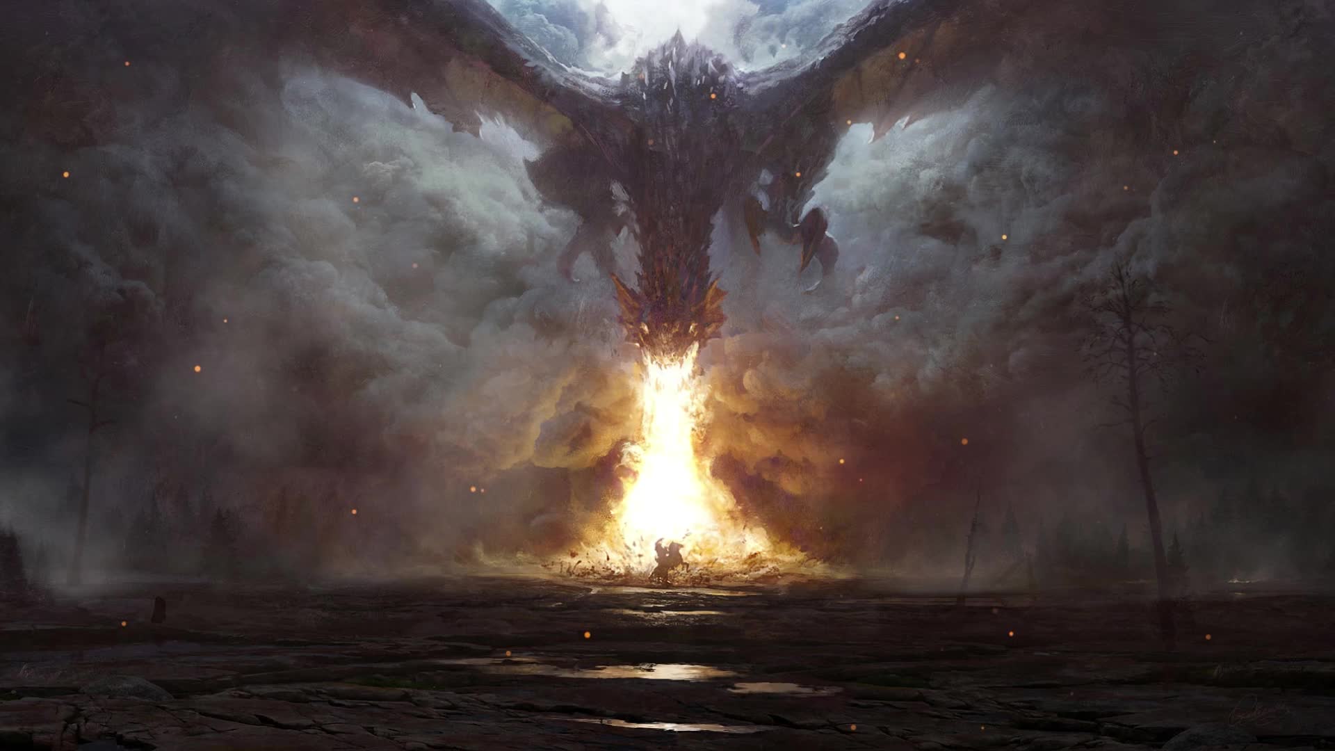 PC Fire Breathing Dragon Live Wallpaper