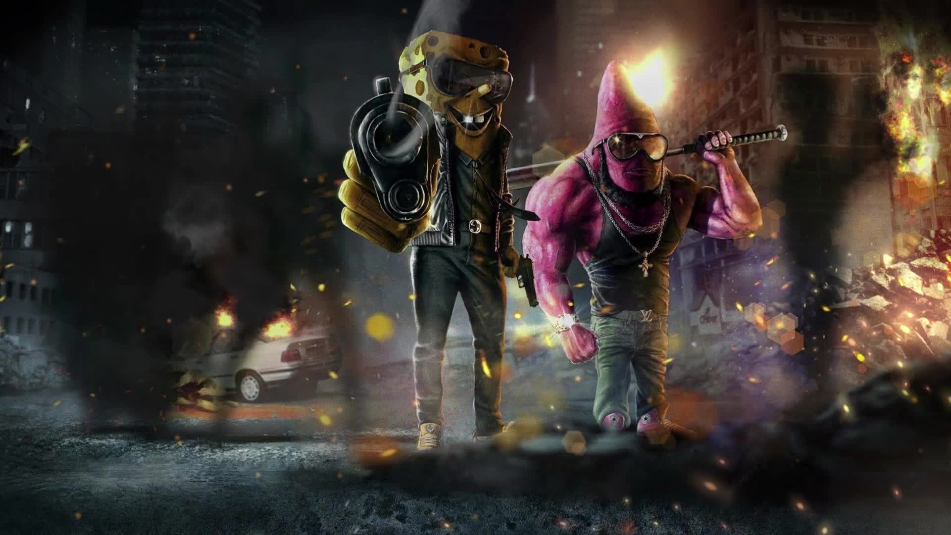 PC Lil SpongeThug KillaPants Live Wallpaper