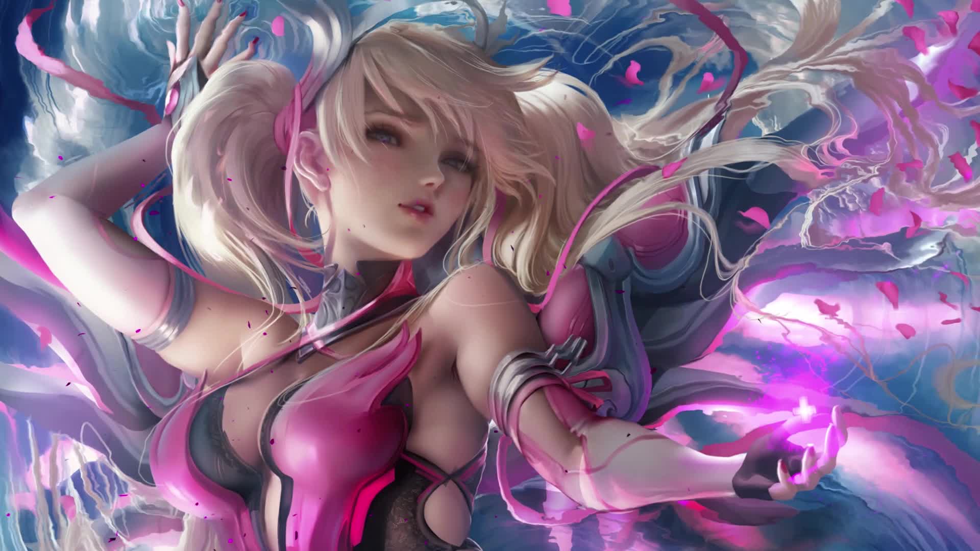 PC Pink Mercy Pond Live Wallpaper