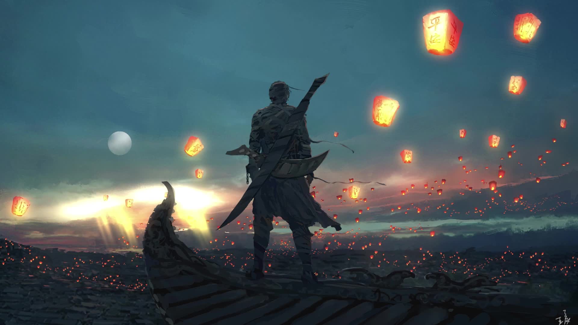 PC Sky Lanterns Live Wallpaper