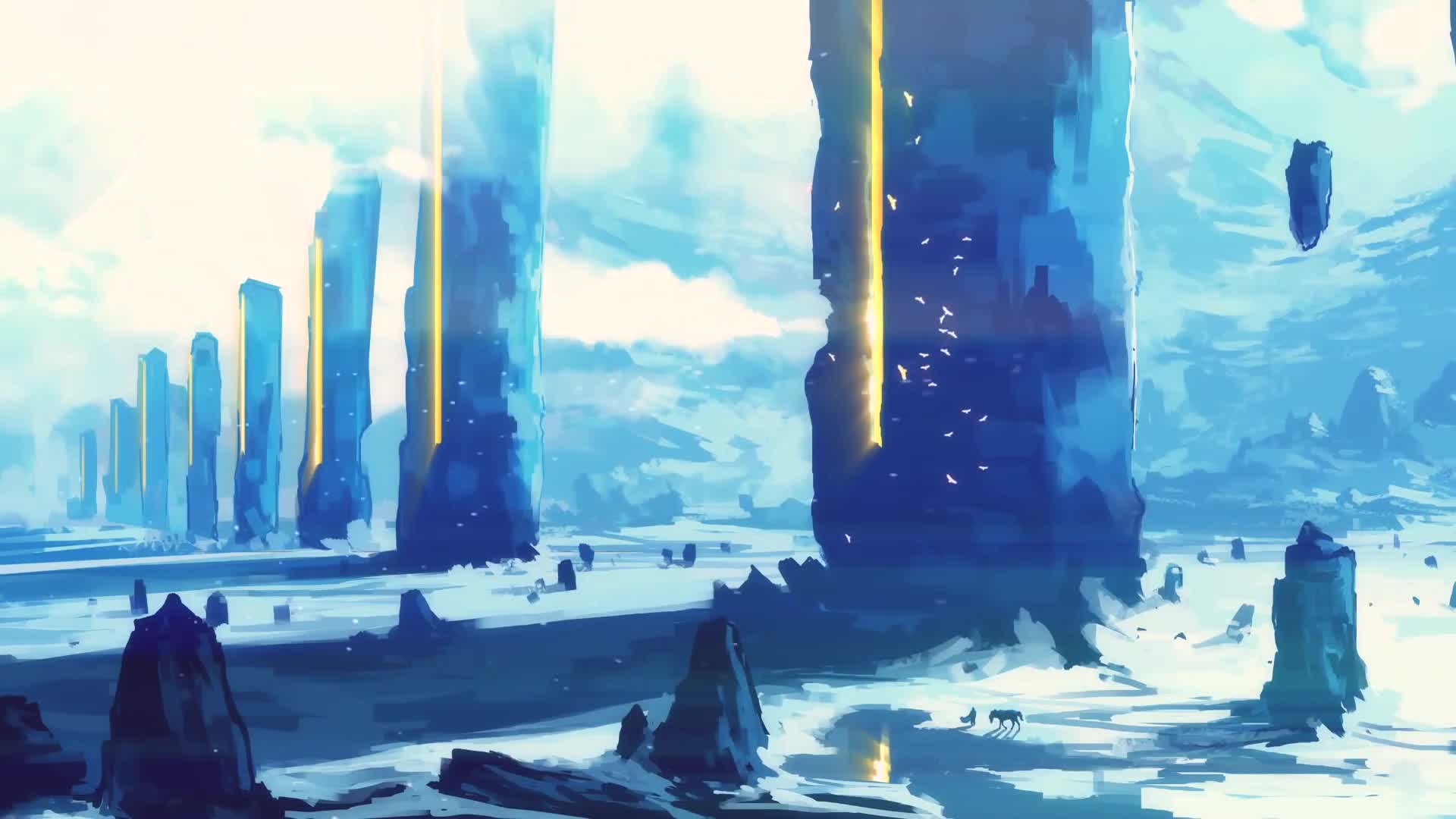 PC Sky Pillars Live Wallpaper