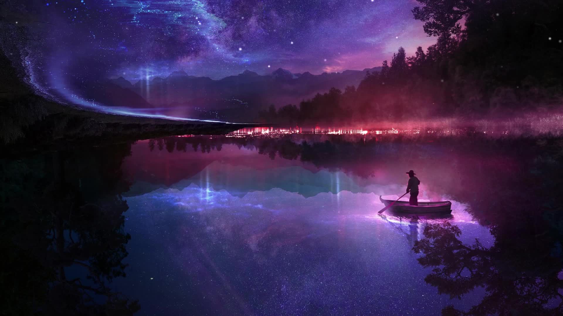 PC Starry Lake Live Wallpaper