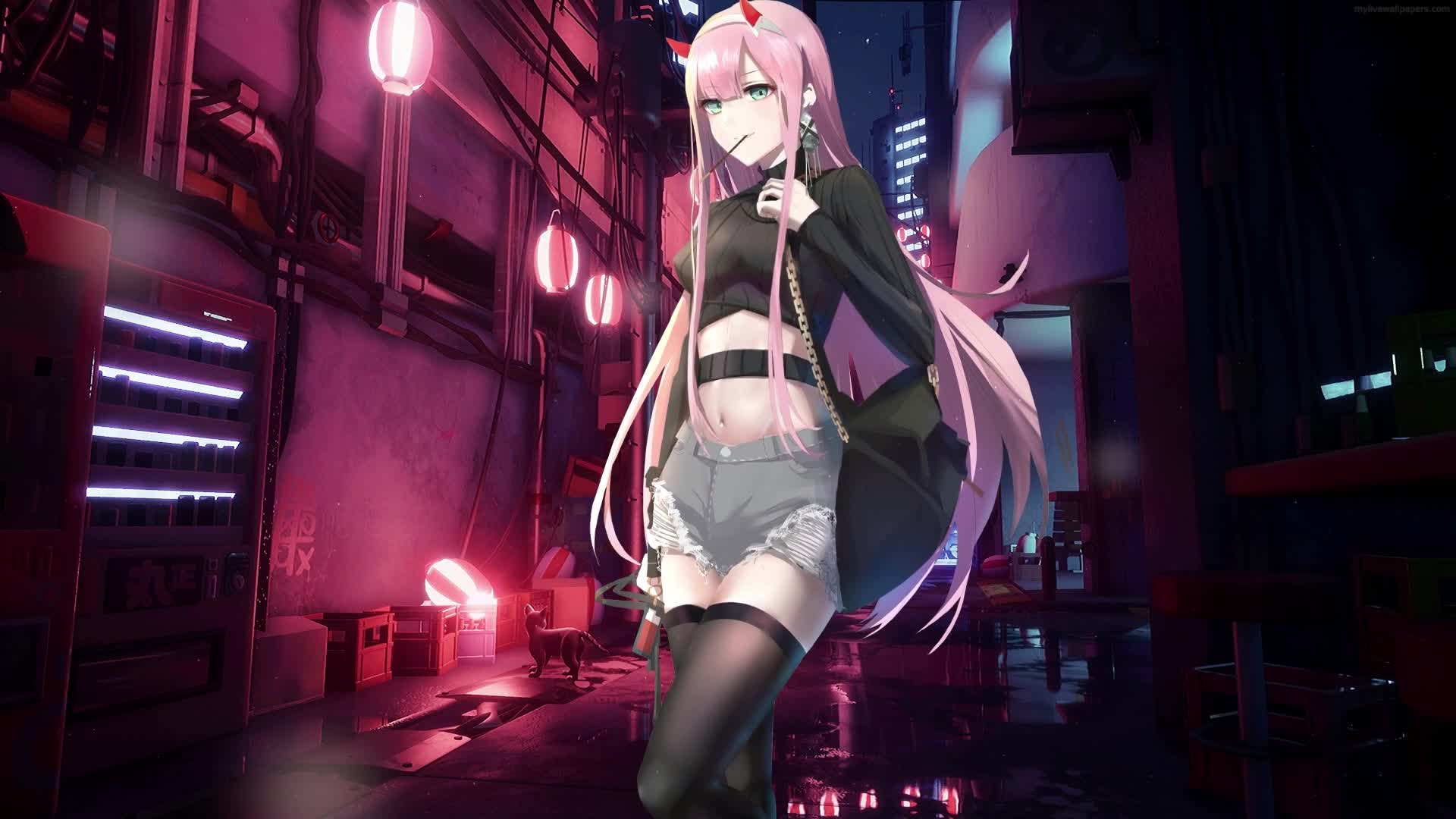 PC Zero Two Alley Live Wallpaper Free