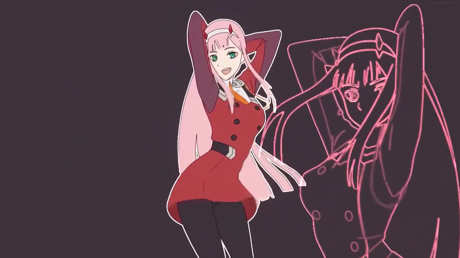 PC Zero Two Dance Live Wallpaper Free