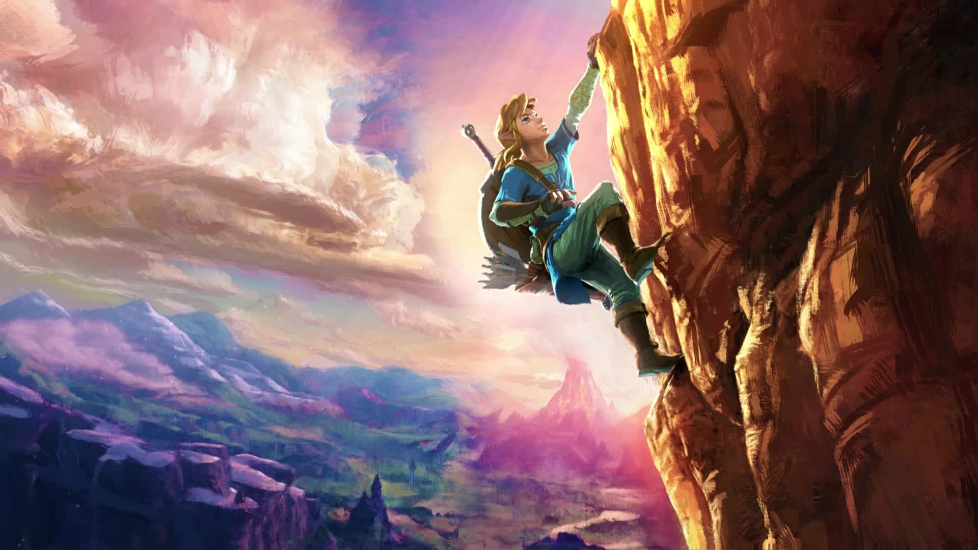 PC Zelda Link Climb Live Wallpaper Free live wallpaper