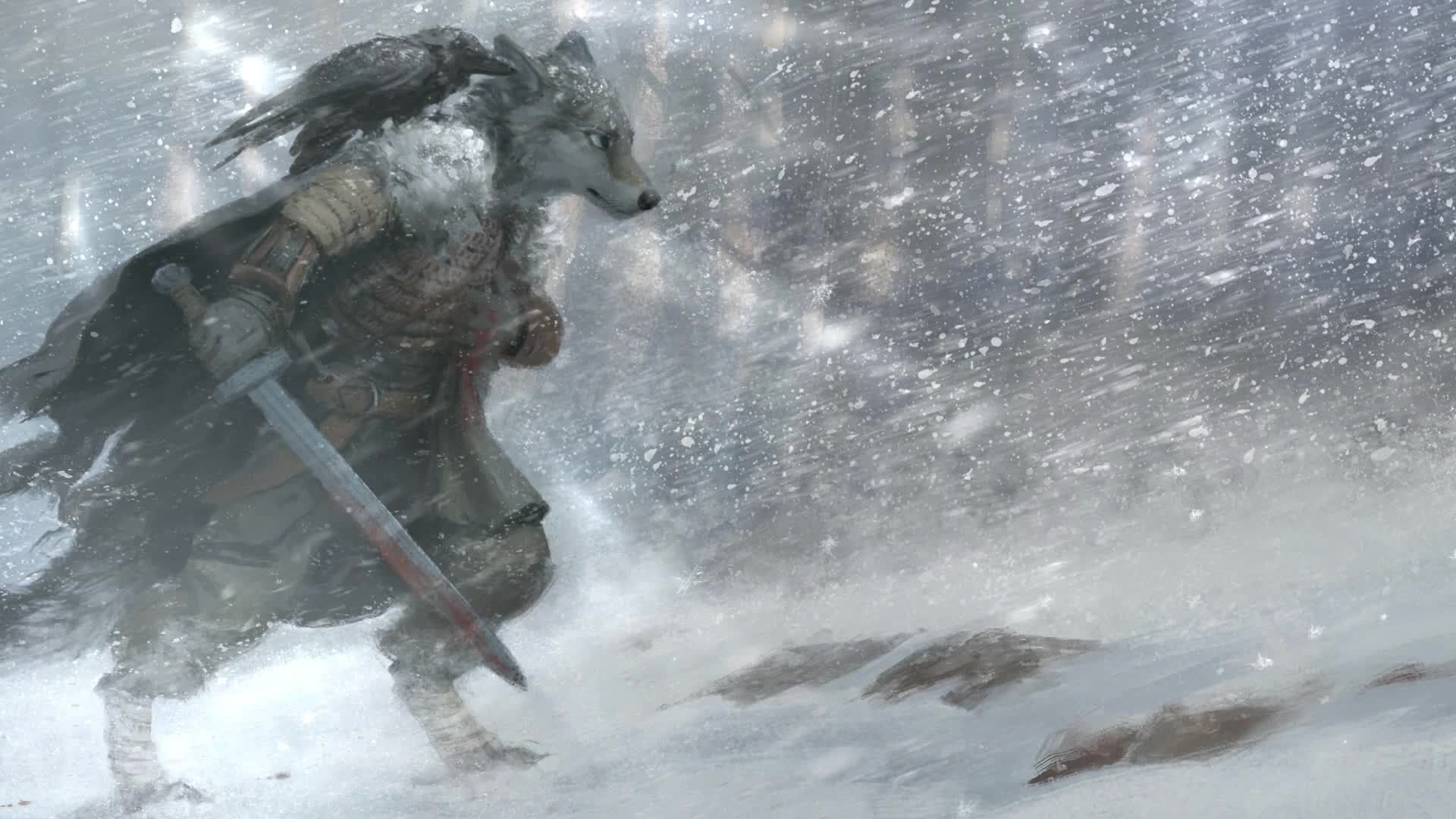 PC Wolf And The Crow Live Wallpaper Free