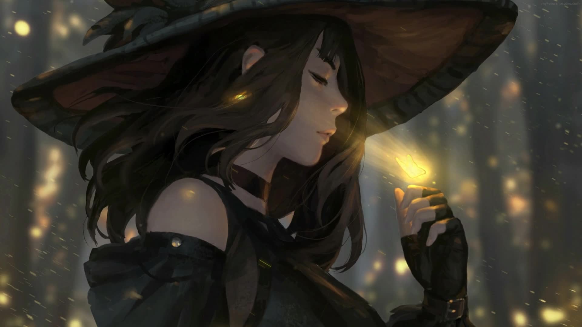 PC Witch Butterfly Live Wallpaper Free