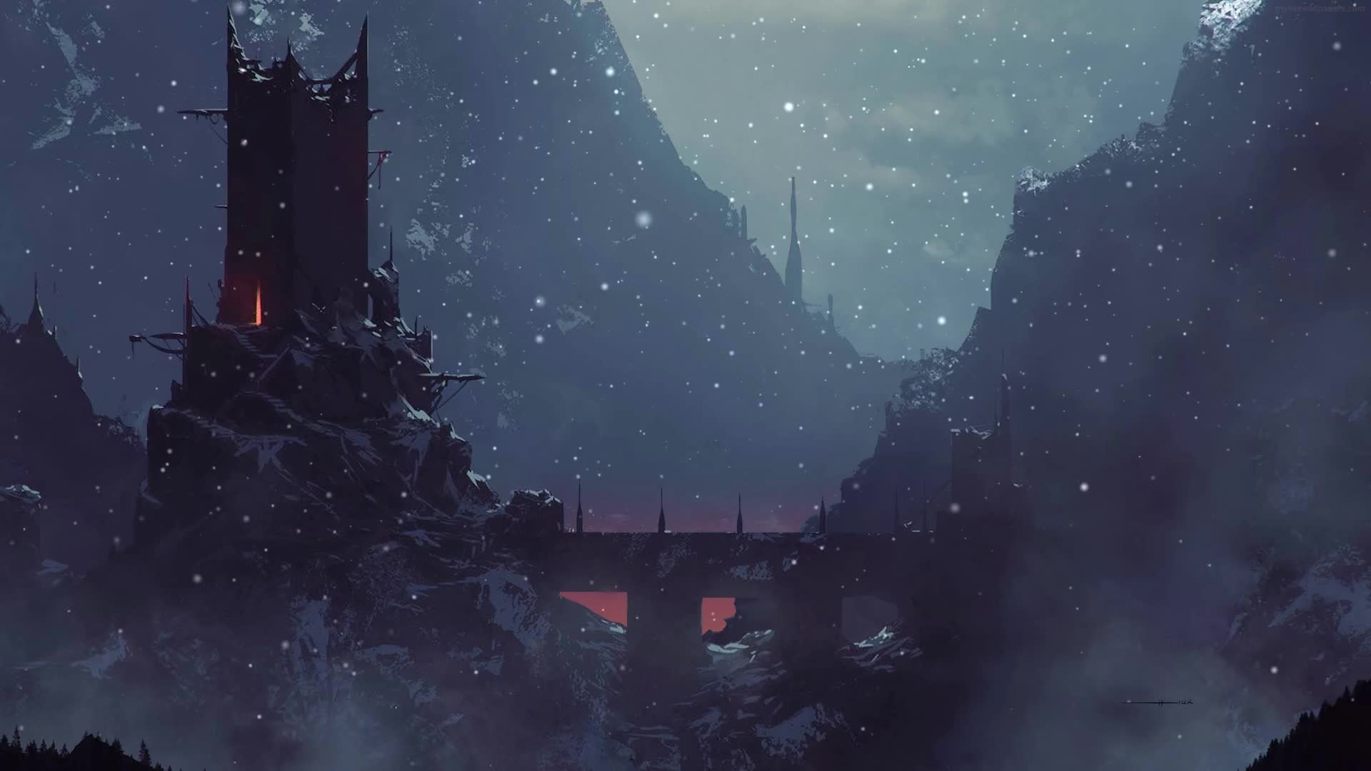 PC Winter Fortress Live Wallpaper Free