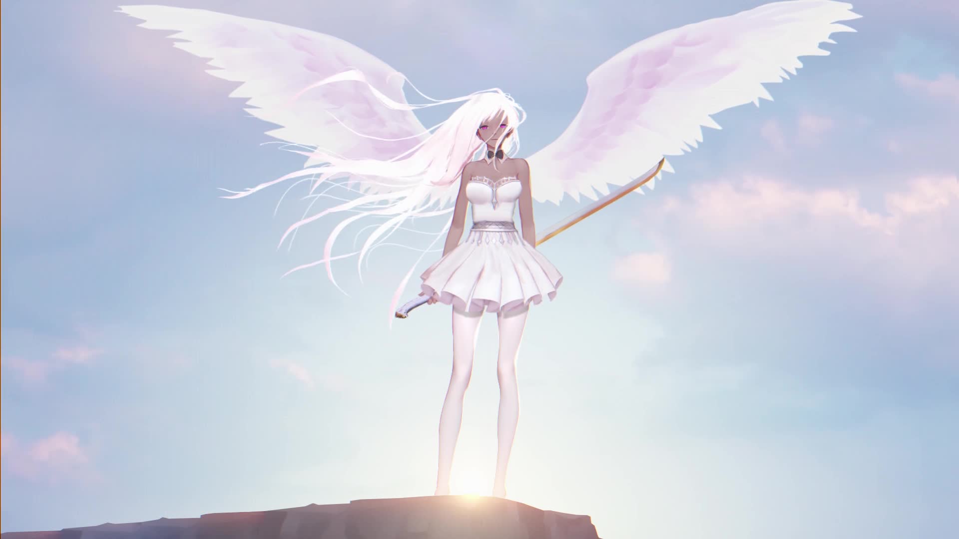 PC White Wings Live Wallpaper Free