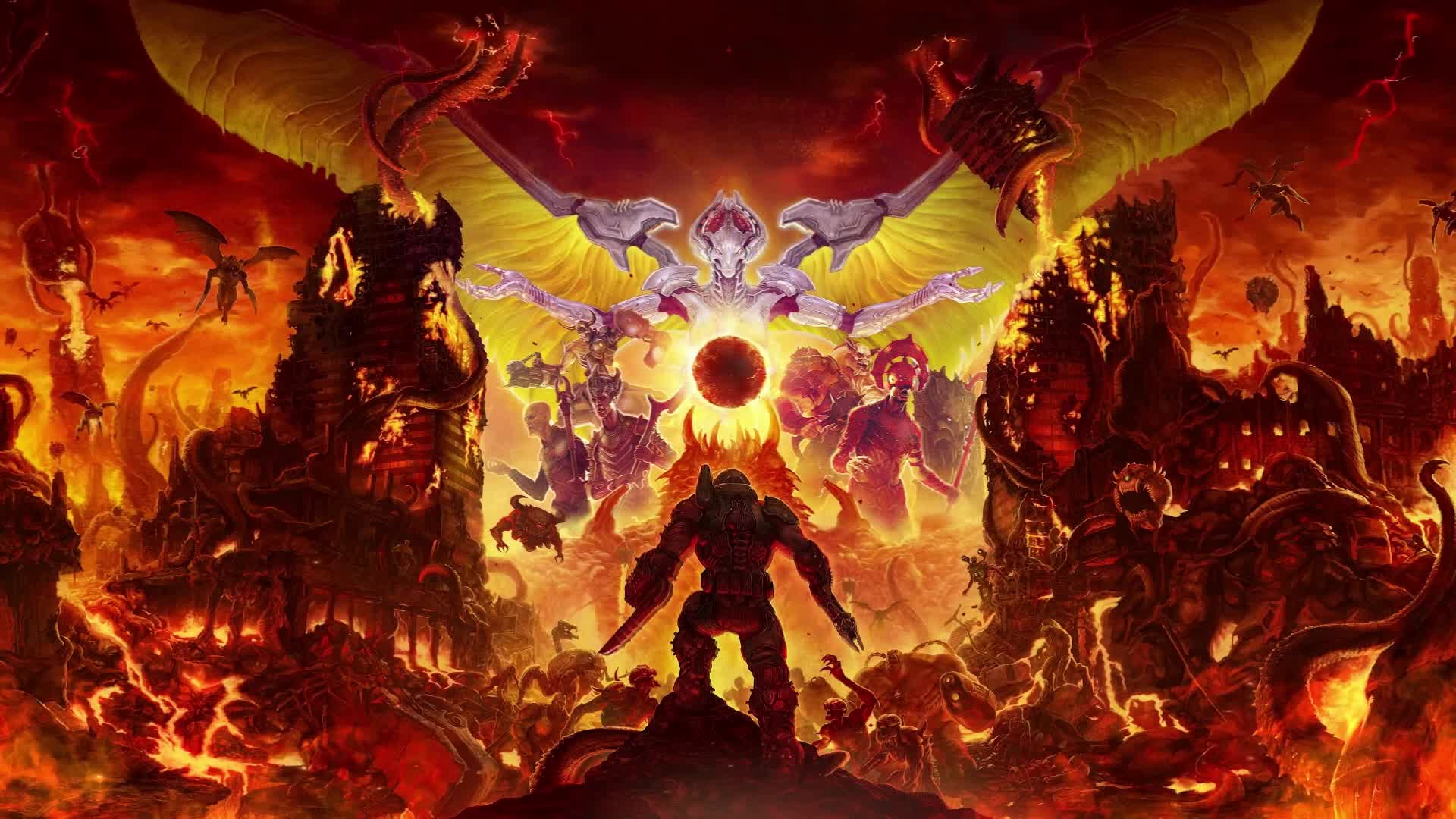 PC Welcome to Hell Doom Eternal Live Wallpaper Free live wallpaper