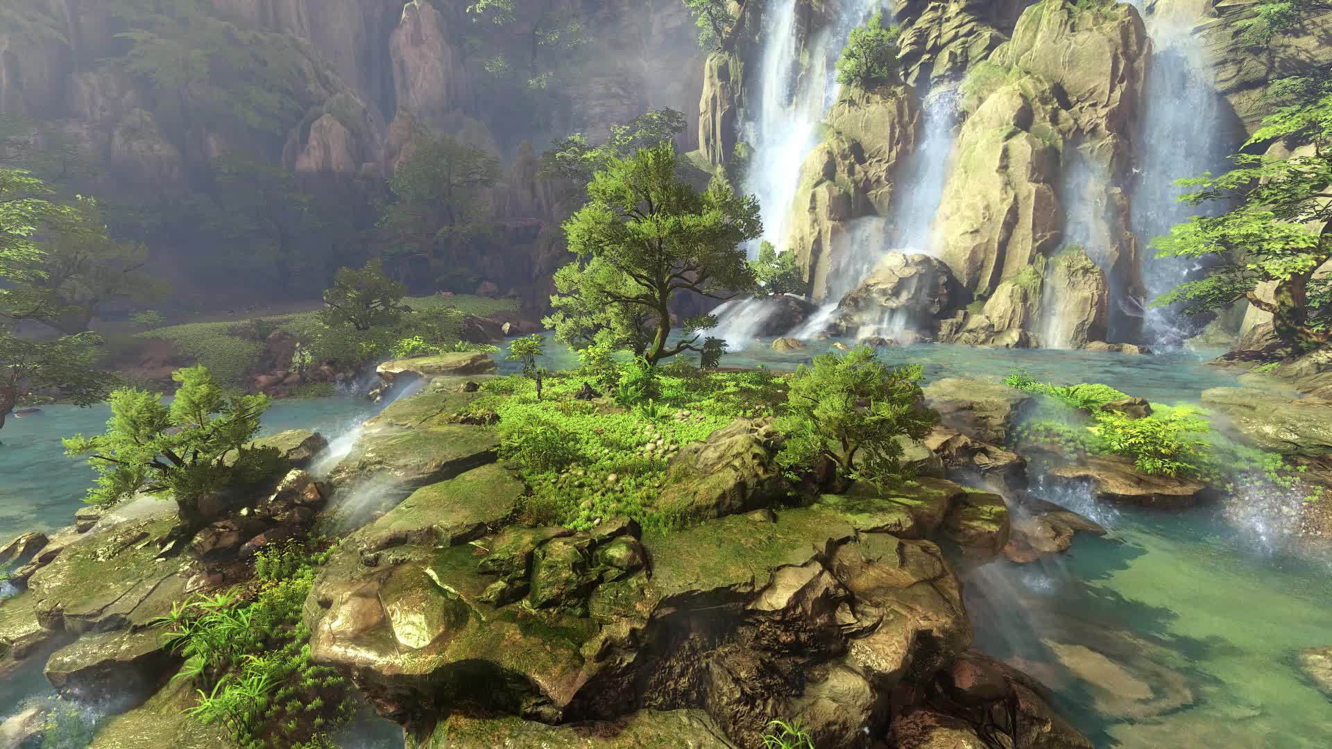 PC Waterfall 1 Live Wallpaper Free