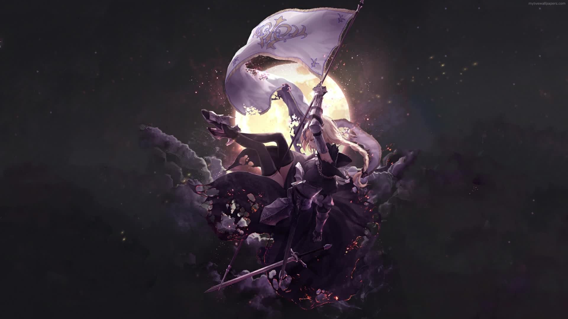 PC Jeanne dArc Flag FGO Live Wallpaper Free