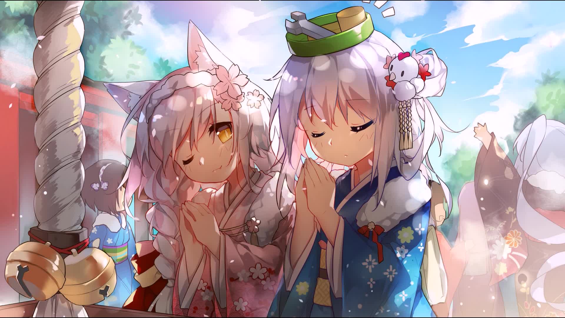 PC Cute Anime Girls Live Wallpaper Free