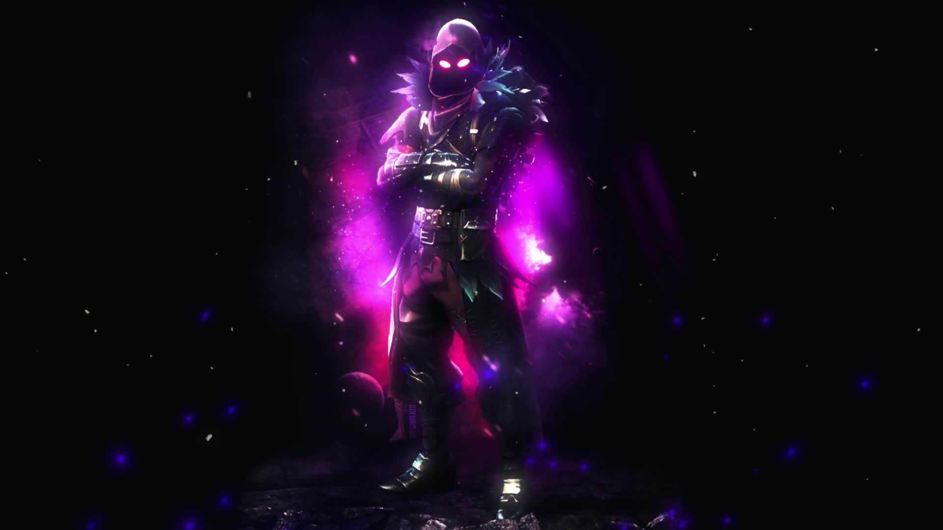 PC Raven Embers Fortnite Live Wallpaper Free