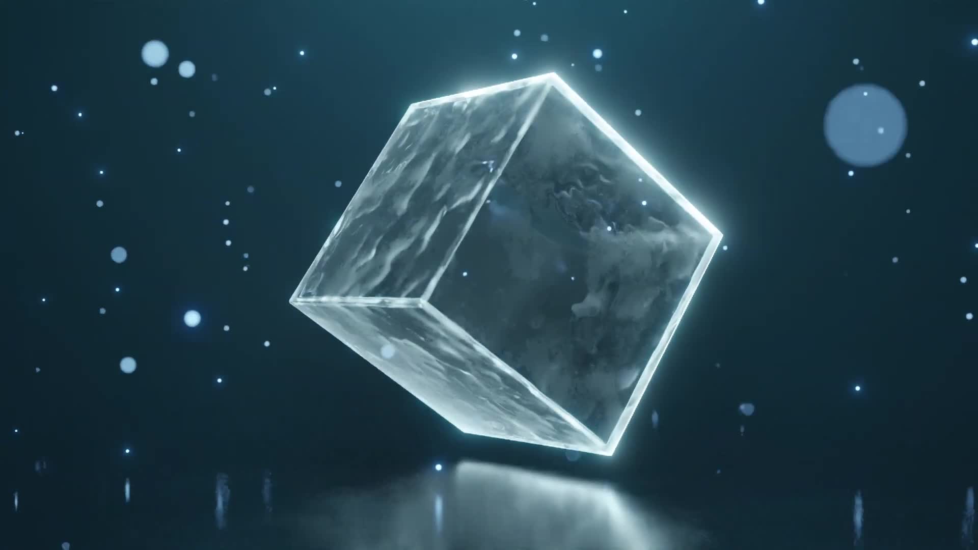 PC Crystal Cube Live Wallpaper Free