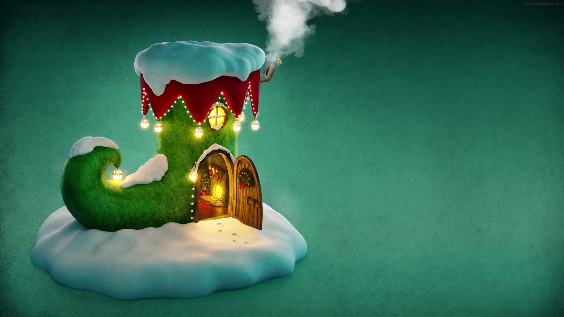 PC Elf Shoe Live Wallpaper Free