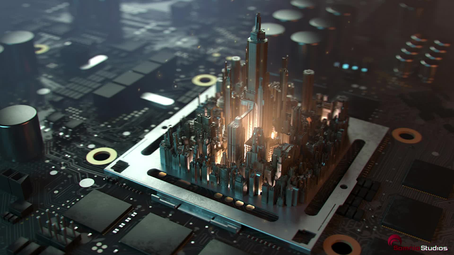 PC PCB City Live Wallpaper Free