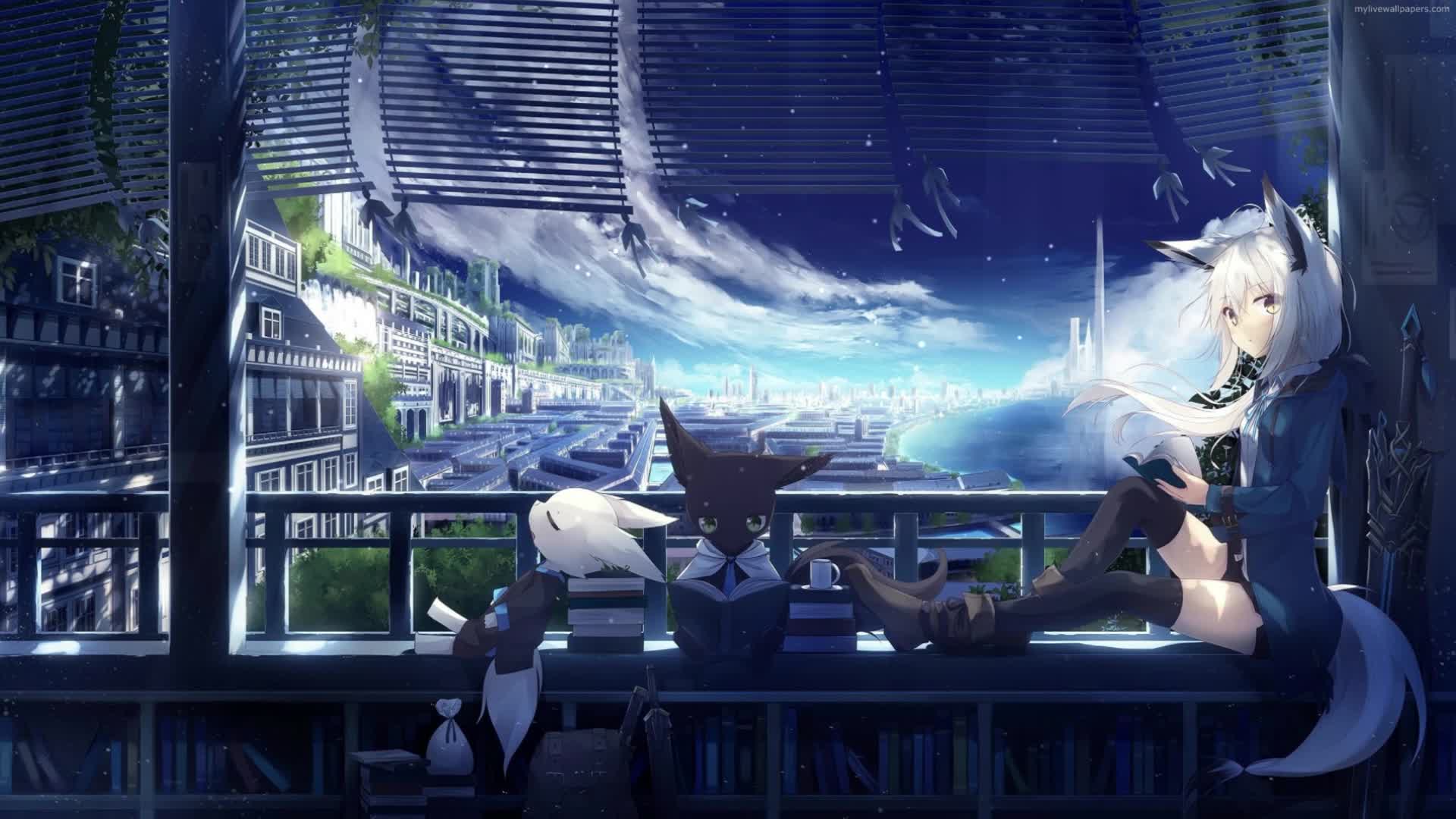 PC Kitsune Girl Live Wallpaper Free