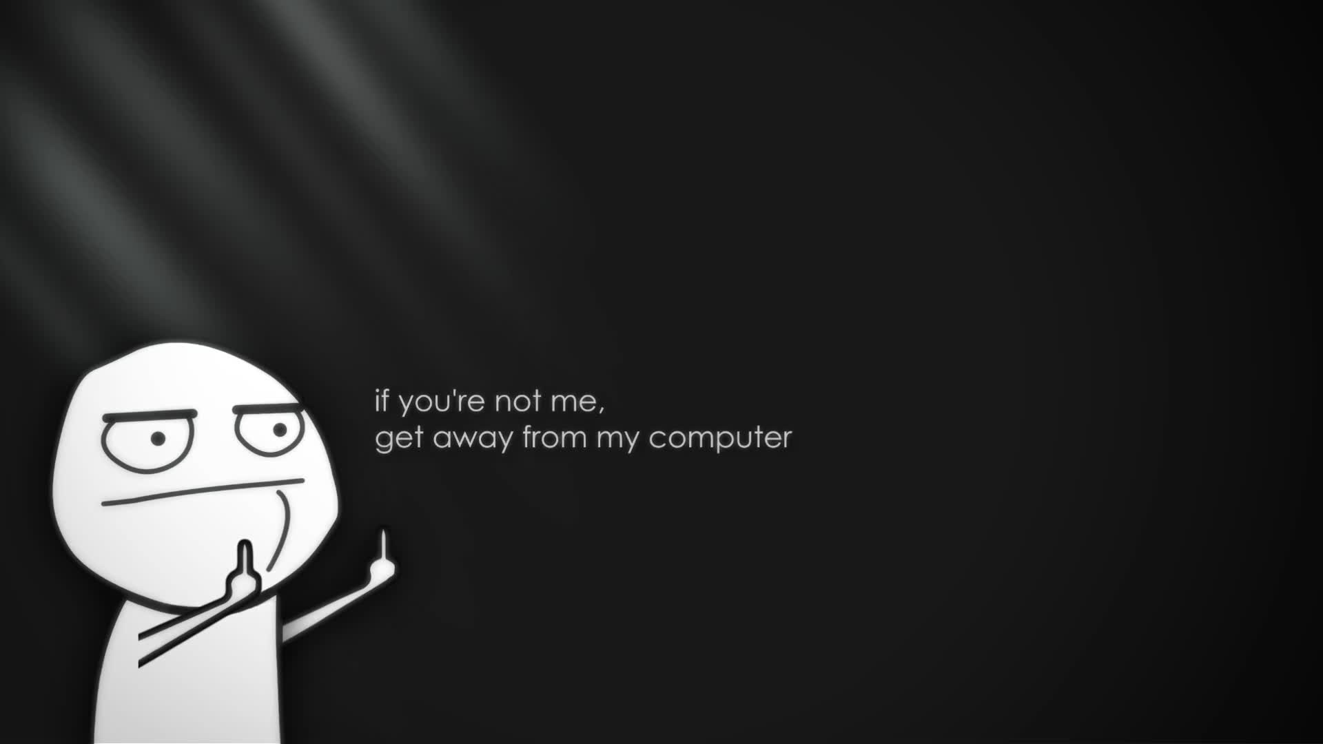 PC Stay Away Live Wallpaper Free