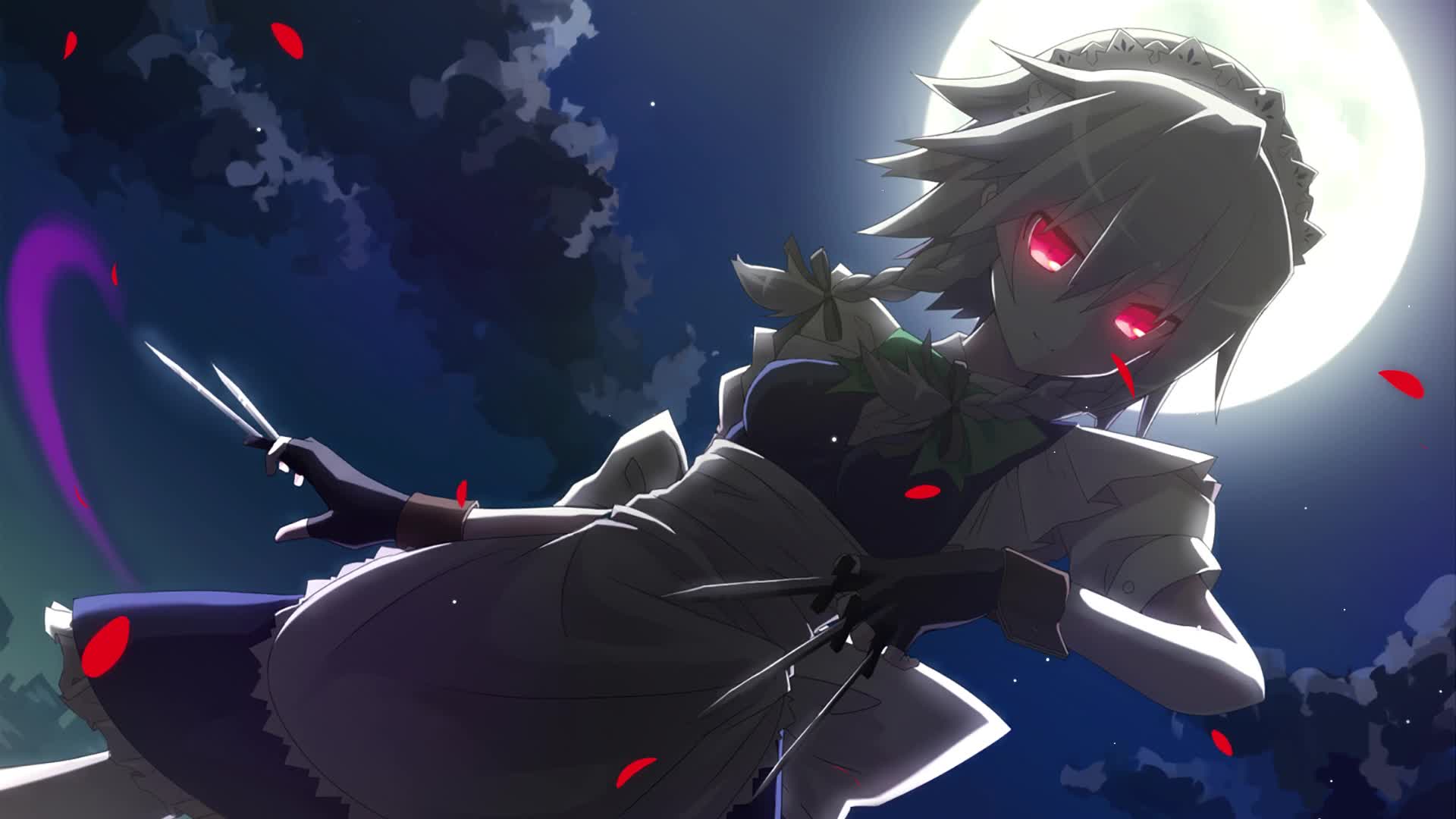 PC Sakuya Izayoi Touhou Project Live Wallpaper Free live wallpaper