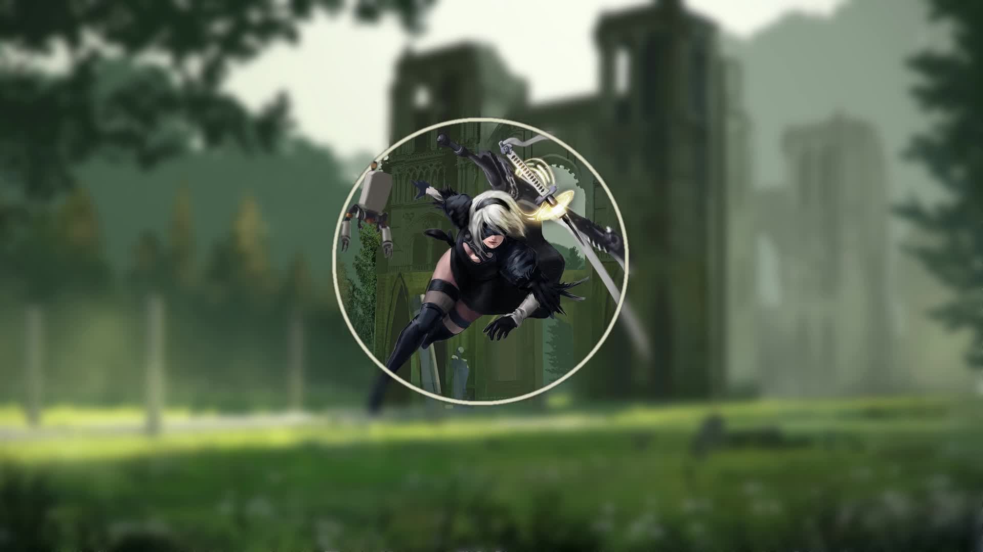 PC Nier Automata Run Live Wallpaper Free