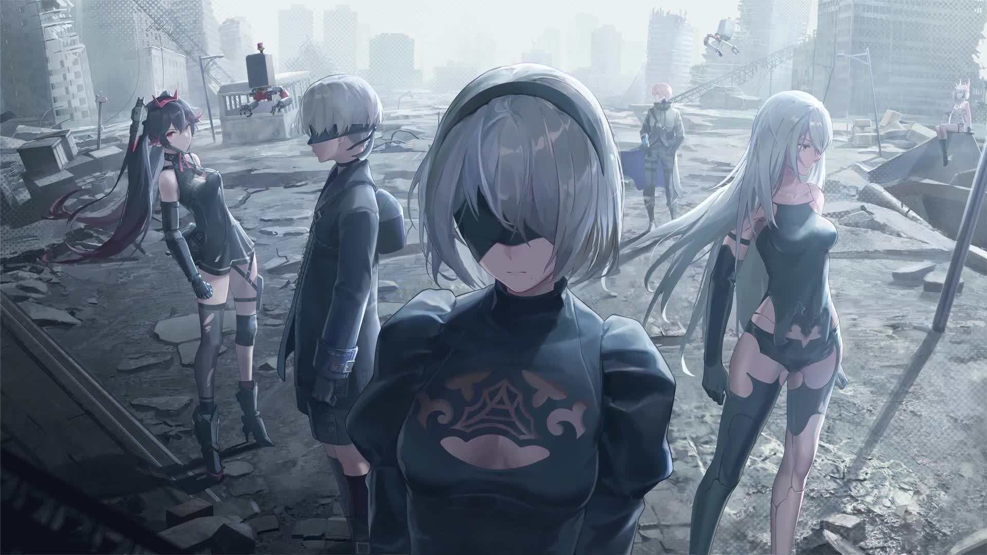 PC Nier Automata Team Live Wallpaper Free