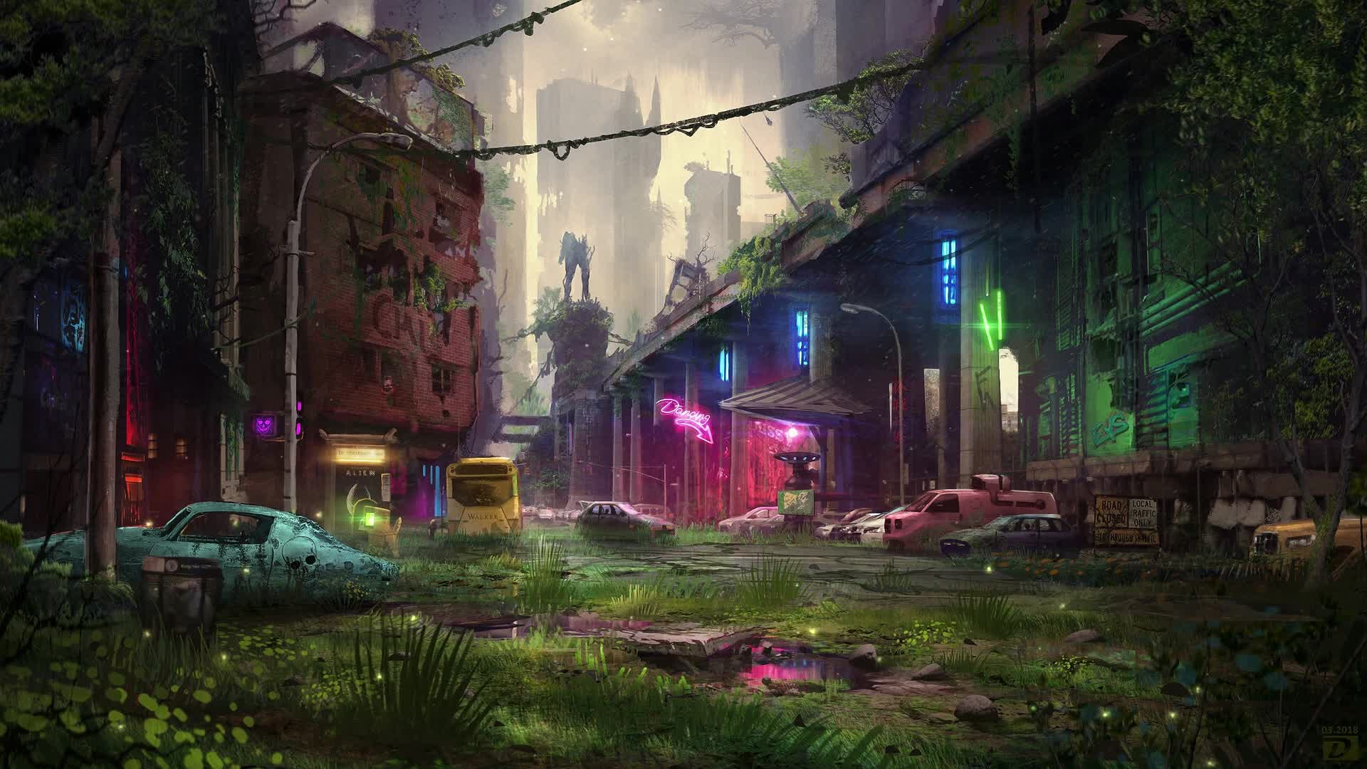 PC Apocalyptic Ruin Live Wallpaper Free live wallpaper