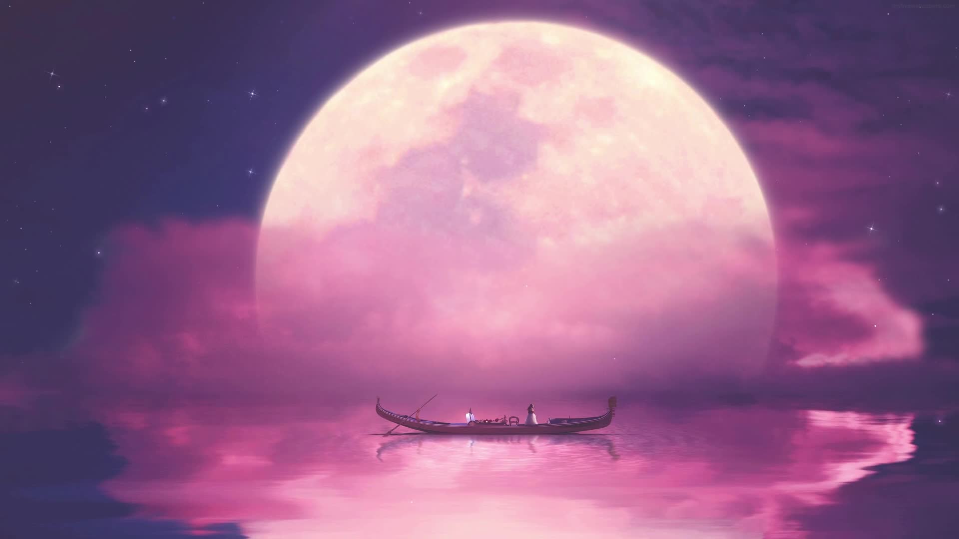 PC Lone Boat Live Wallpaper Free