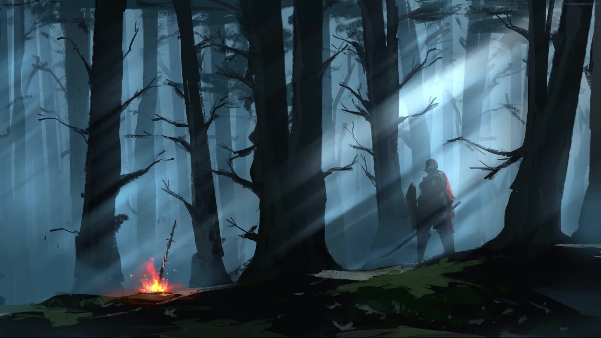 PC Firelink Greatsword Dark Souls Live Wallpaper Free