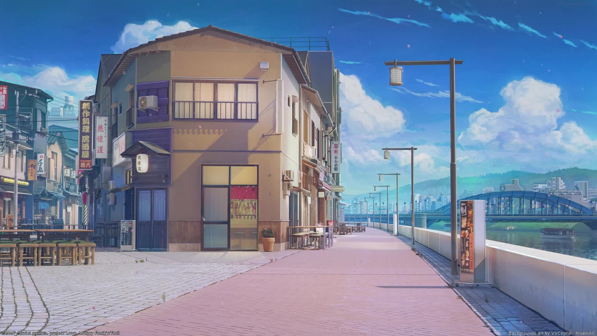 PC Day and Night Restaurants Live Wallpaper Free