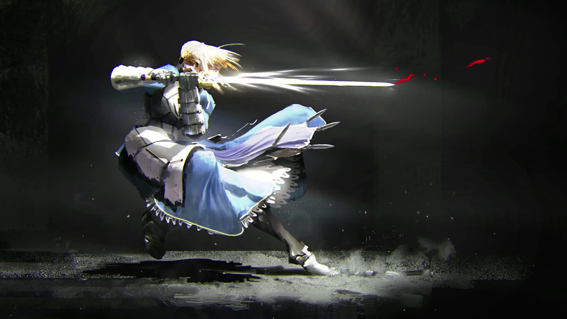 PC Saber Fate Stay Night Live Wallpaper Free