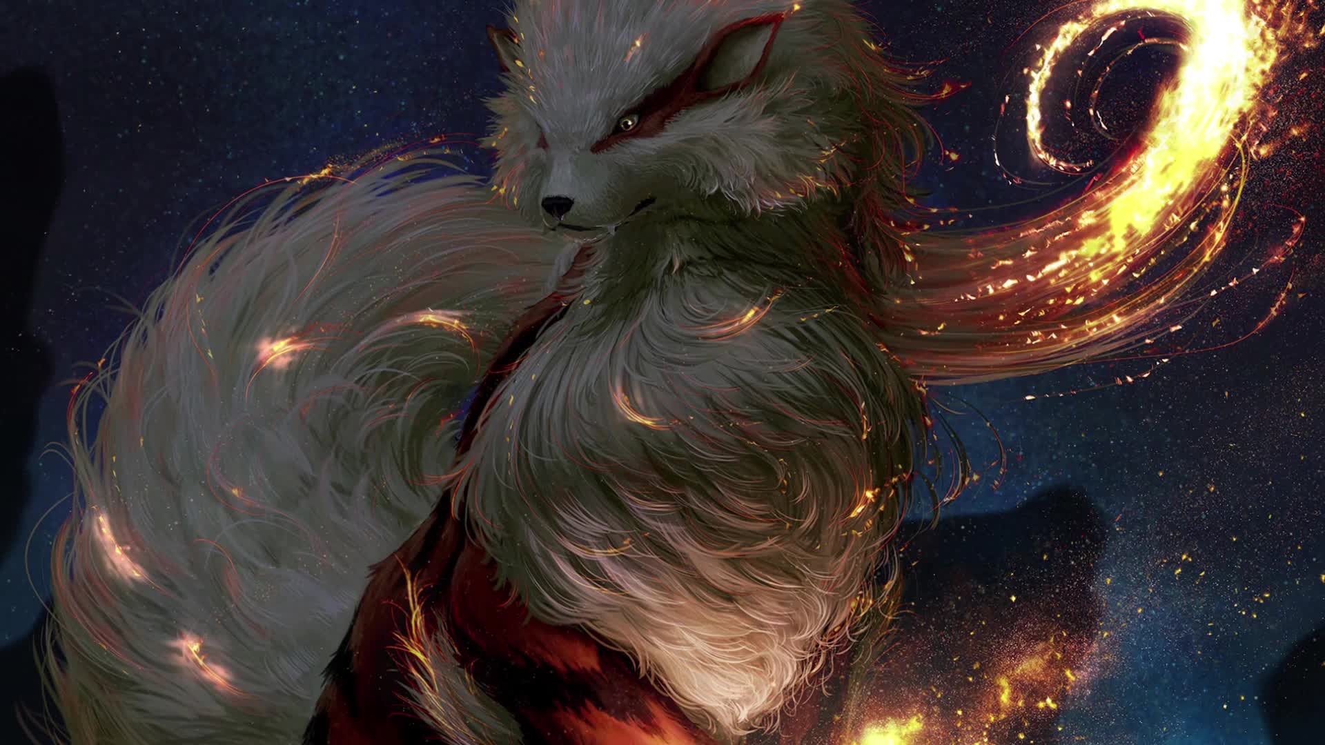 PC Arcanine Pokemon Live Wallpaper Free