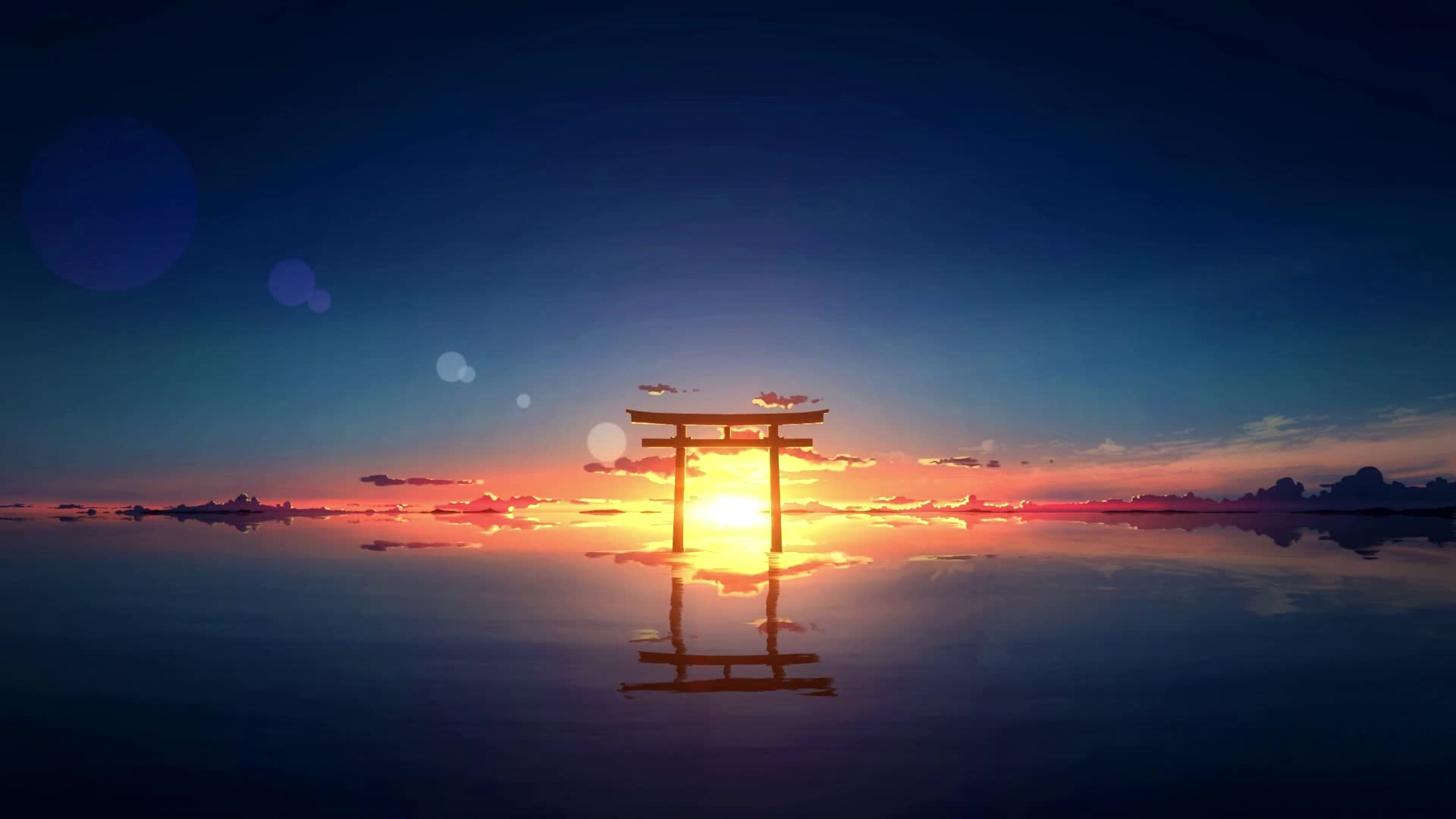 PC Torii Sunset Live Wallpaper Free