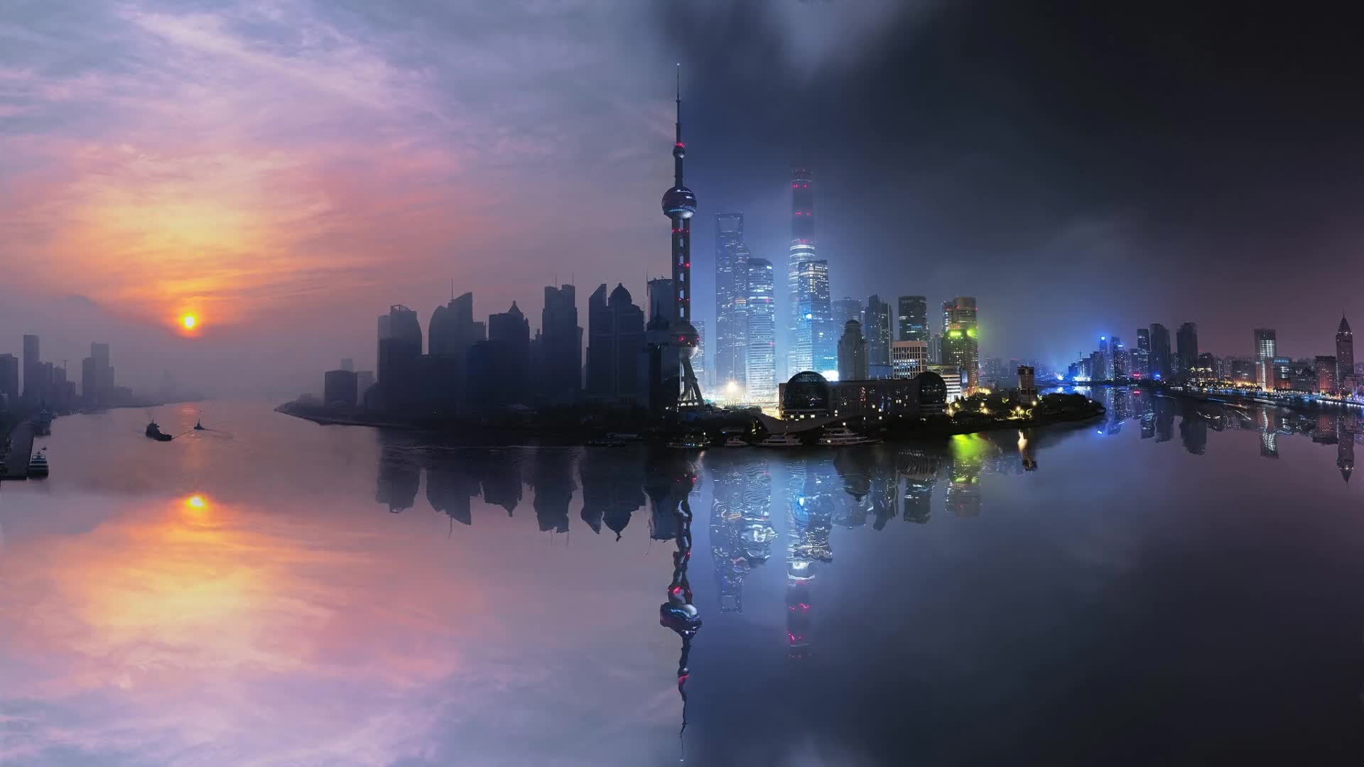 PC Day Night City Live Wallpaper Free