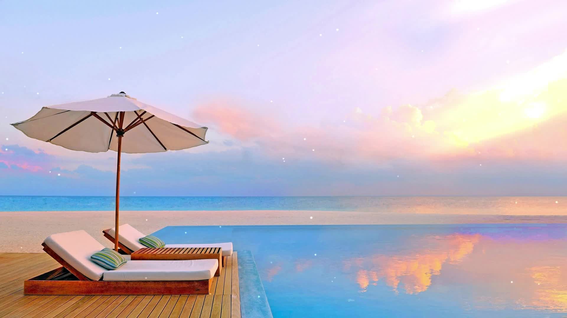 PC Luxury Resort Pool Live Wallpaper Free