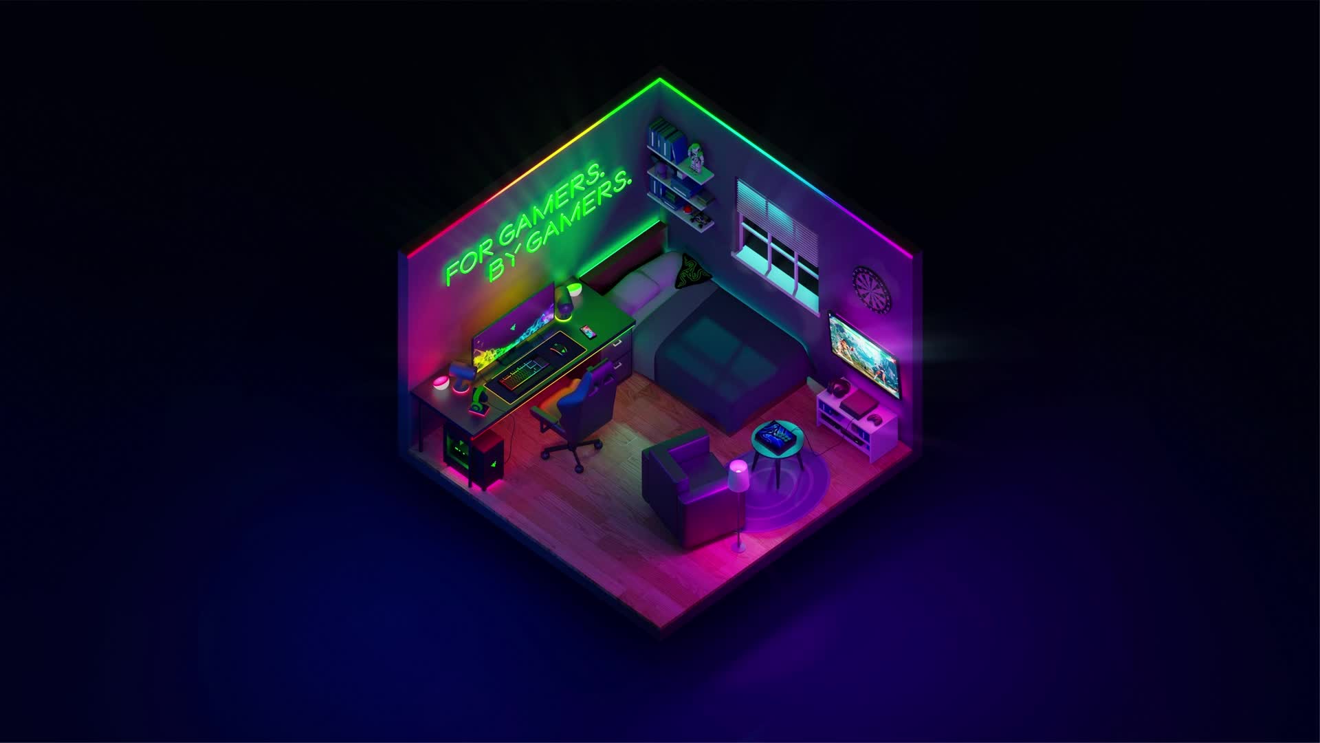 PC For Gamers By Gamers Live Wallpaper Free