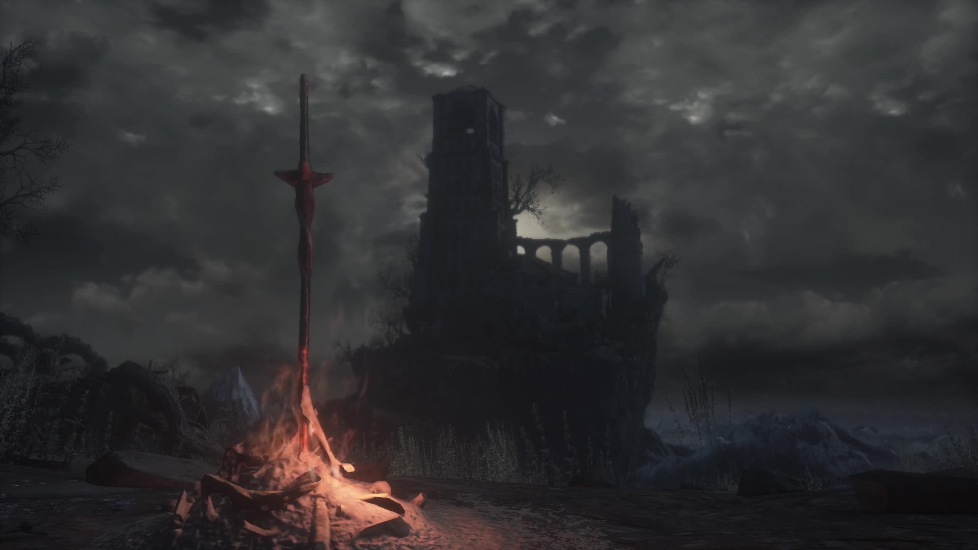 PC Bonfire DS3 Live Wallpaper Free