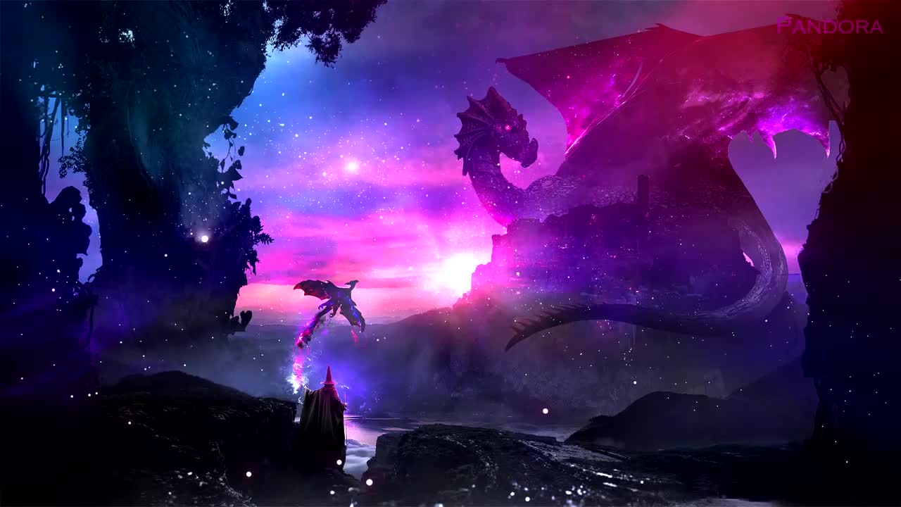 PC Purple Dragon Live Wallpaper Free