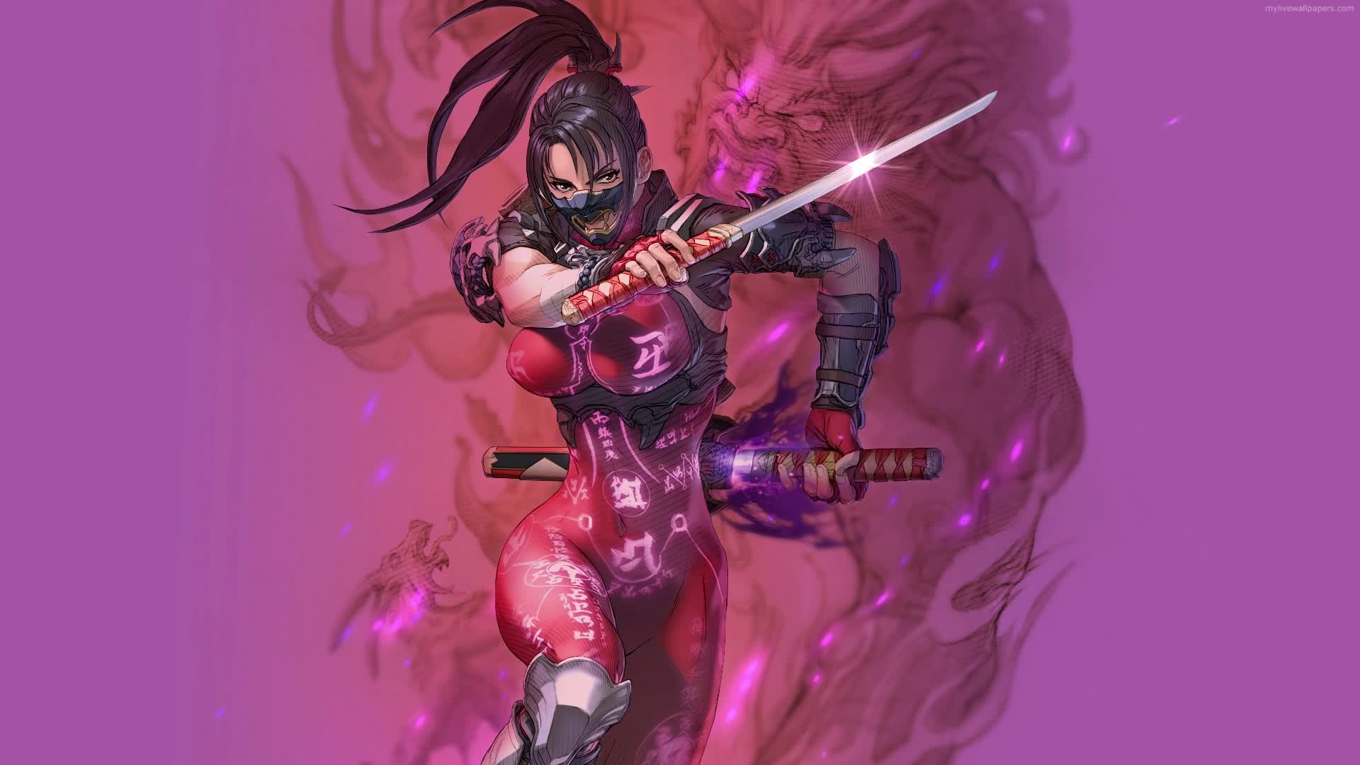 PC Taki Soul Calibur Live Wallpaper Free