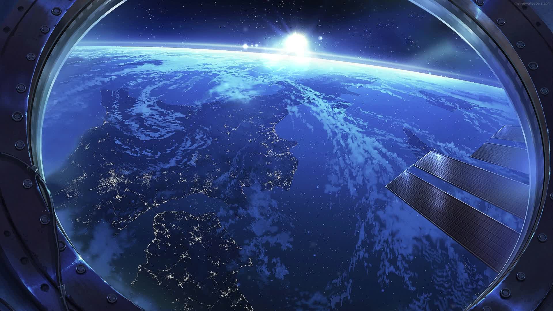 PC Peaceful View of Earth Live Wallpaper Free