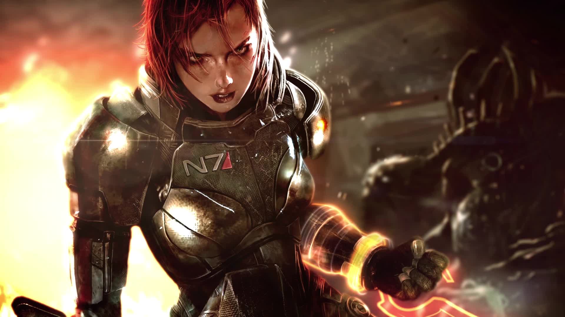 PC Femshep Mass Effect Live Wallpaper Free