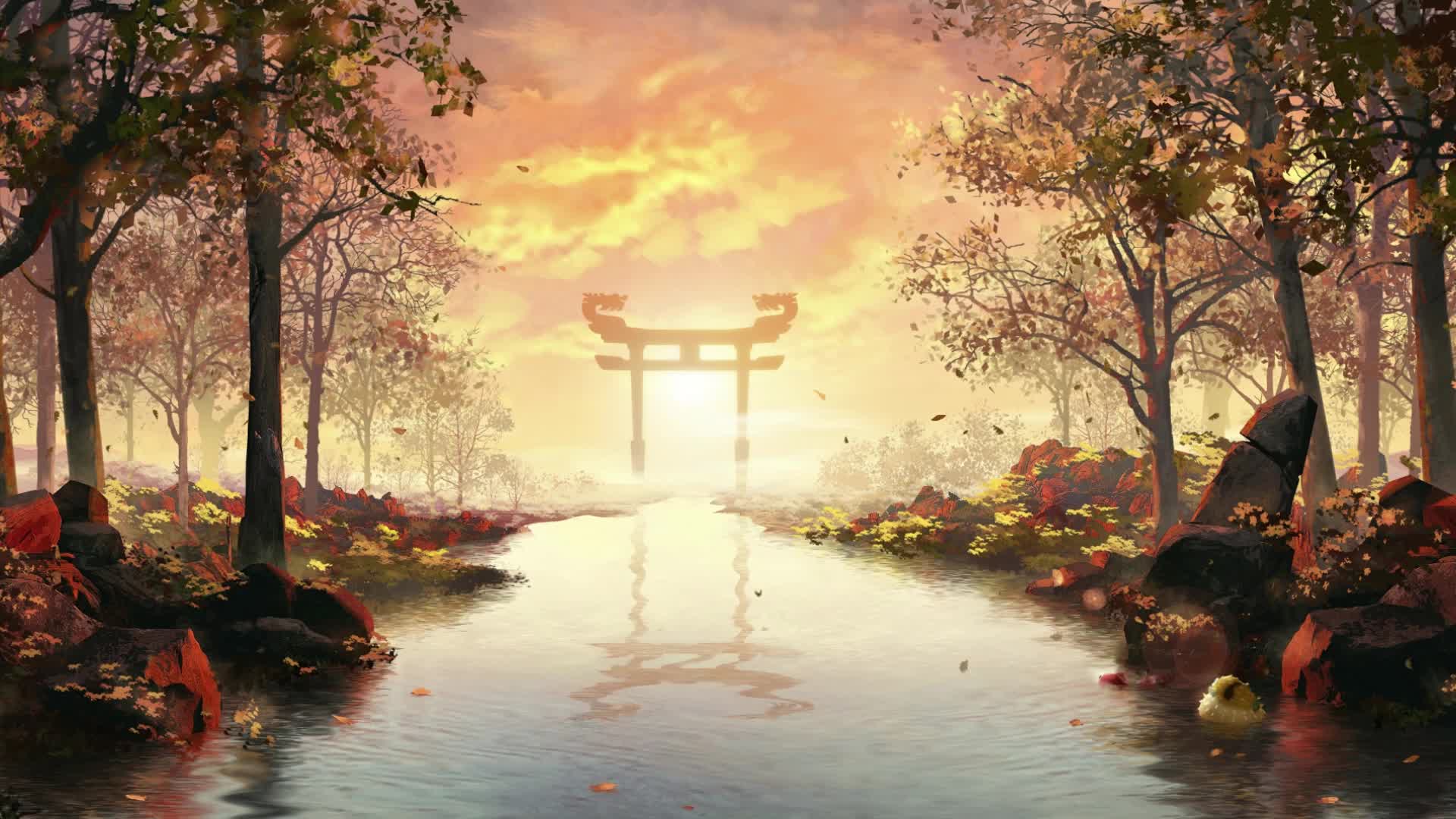 PC Japanese Arch Live Wallpaper Free