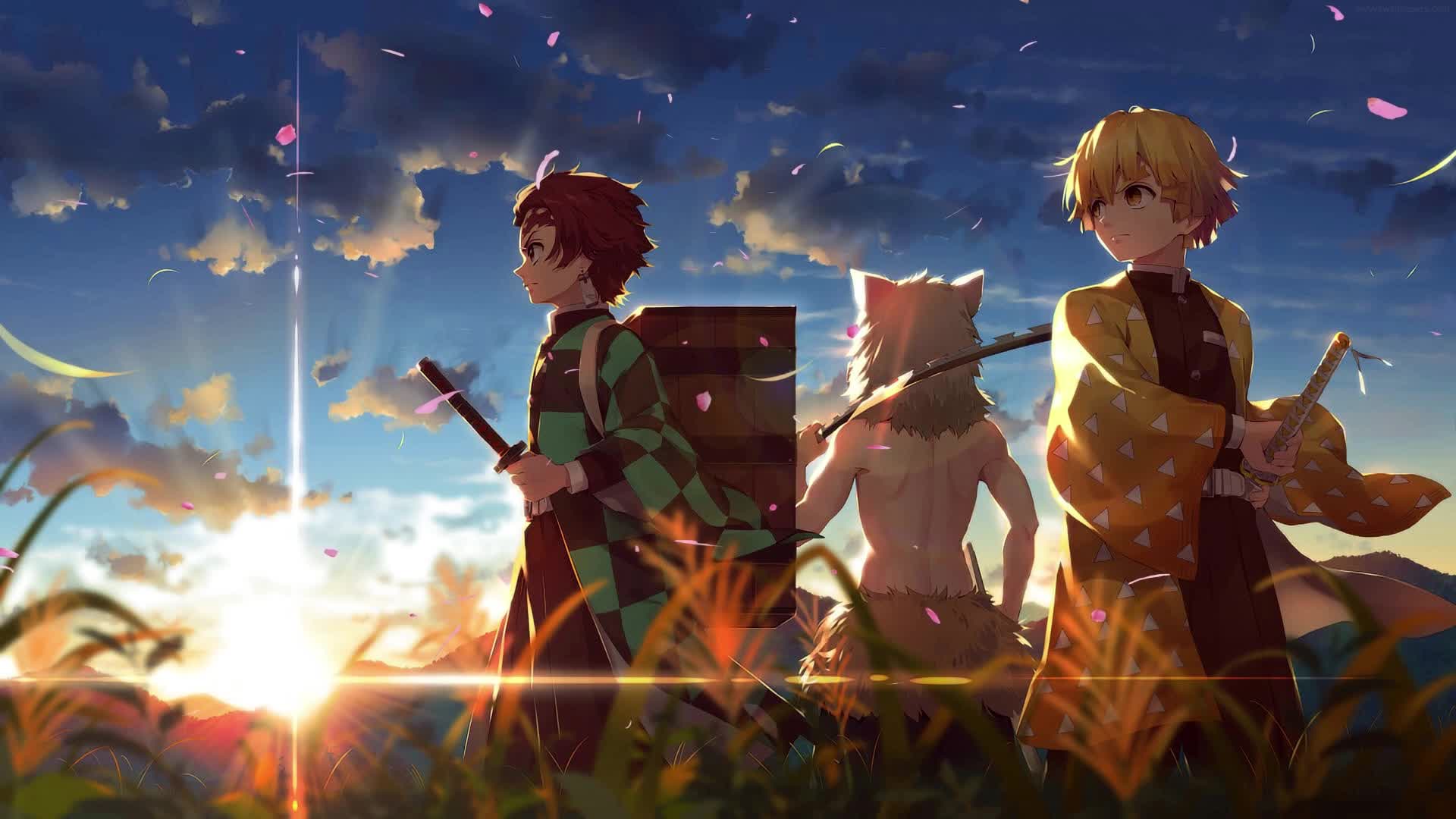 PC Tanjiro Inosuke Kyojuro Live Wallpaper Free
